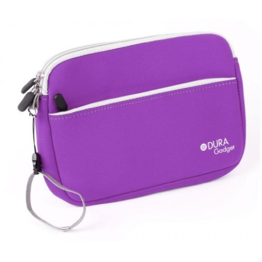 アウトレット公式店 外付け HDD ハードディスク DURAGADGET Purple Travel Water Resistant Cover With Twin Zip For WD Elements 1TB & 2TB External Hard Drives (Western