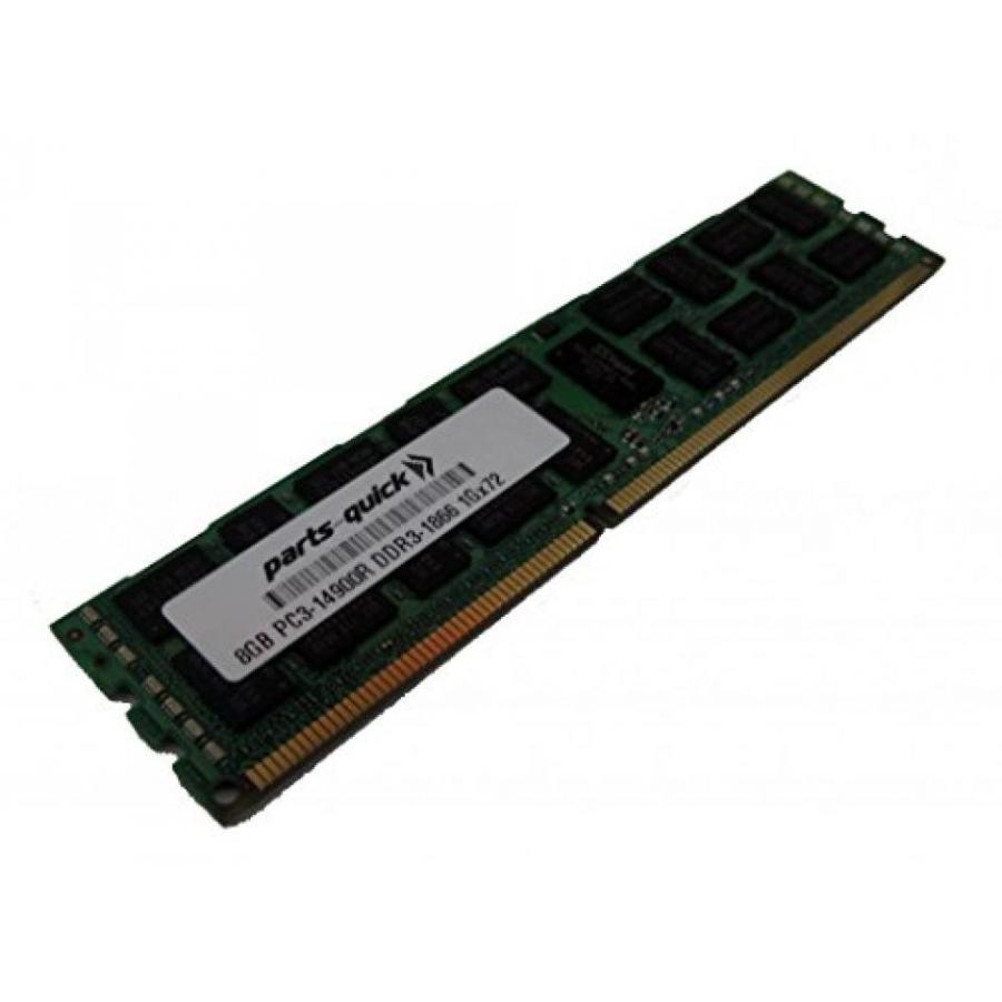 マザーボード 8GB Memory Upgrade for SuperMicro X9DRT-IBFF Motherboard DDR3 PC3-14900 1866 MHz ECC Registered DIMM RAM (PARTS-QUICK BRAND)