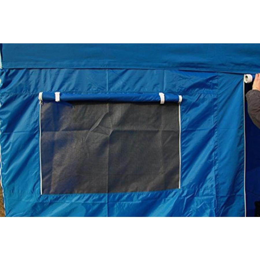 テント Eurmax PRO 10x10 Pop up Tent Party Canopy Gazebo with 4 Removable Sidewalls and Roller Bag｜sonicmarin｜03
