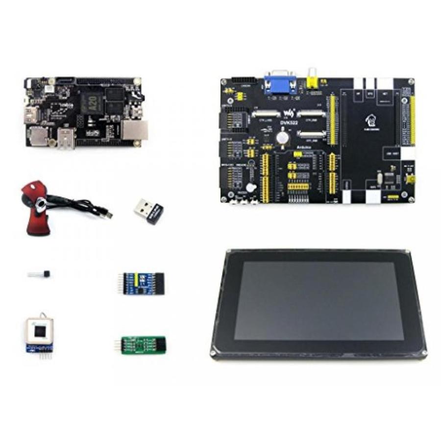 メモリ Waveshare Cubieboard 2 A20 Pack C ARM Cortex-A7 1GB DDR3 DualCore PC Development Board + DVK522 Arduino Expansion+7 inch Touch LCD+ Module
