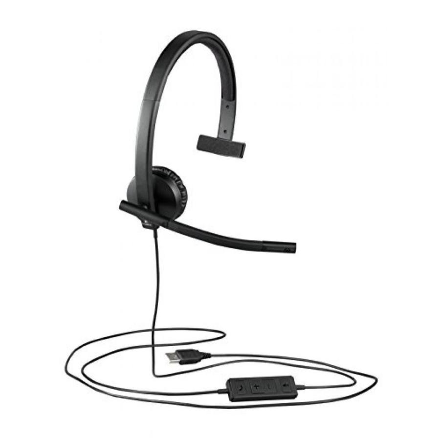 ヘッドセット Logitech H570e Mono Headset USB, 981-000571