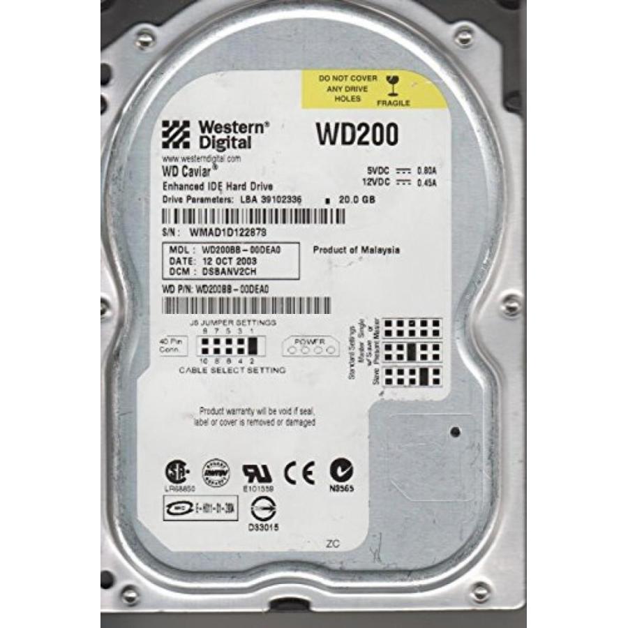 データストレージ WD200BB-00DEA0, DCM DSBANV2CH, Western Digital