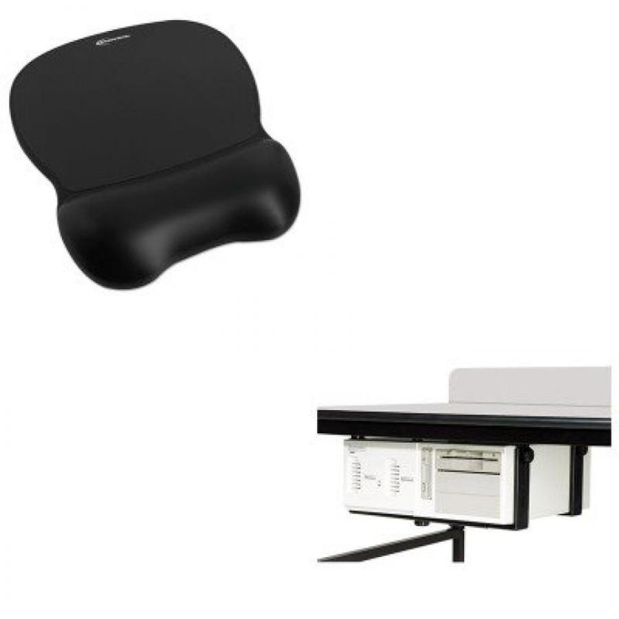外付け機器 KITBLT33550IVR51450 - Value Kit - Balt Hanging CPU Holder (BLT33550) and Innovera Gel Mouse Pad wWrist Rest (IVR51450)