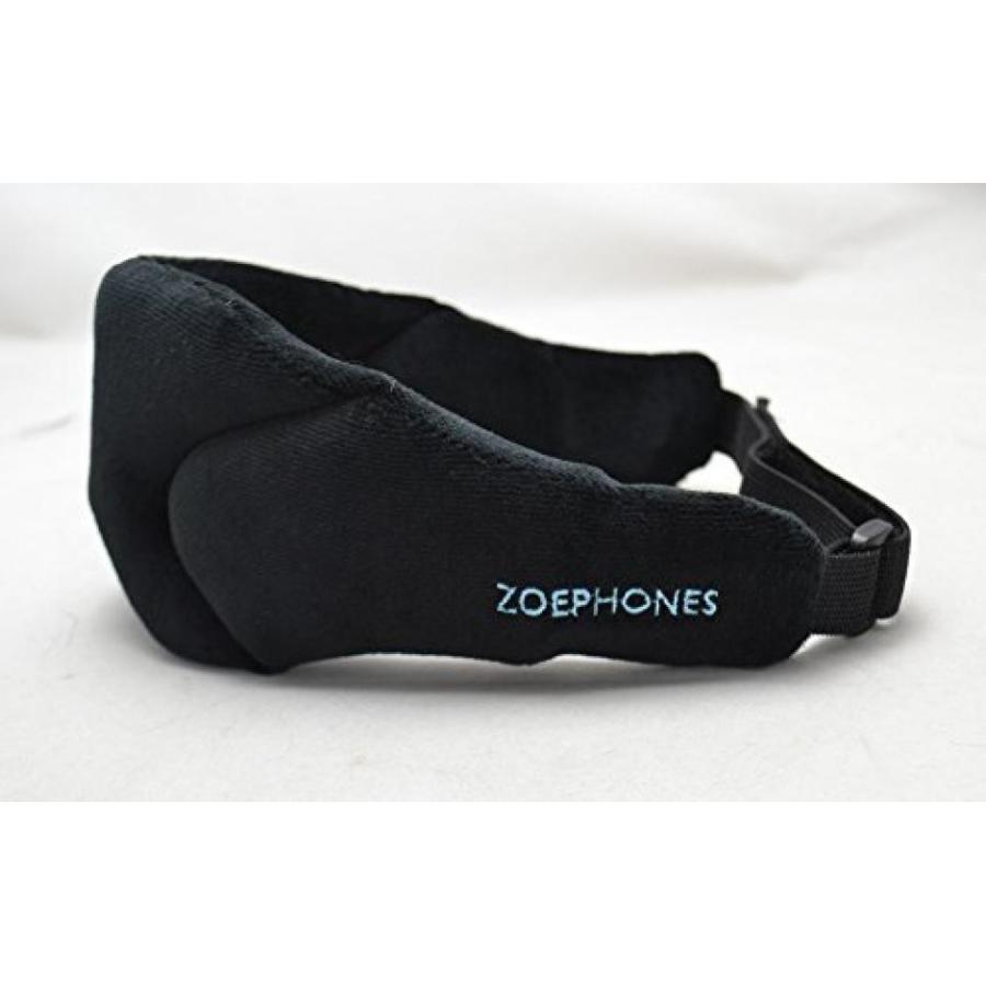 ブルートゥースヘッドホン ZoePhonesTM Meditation Phones Eye Mask Wireless Sleep Phones ,Ideal for Meditation- Black