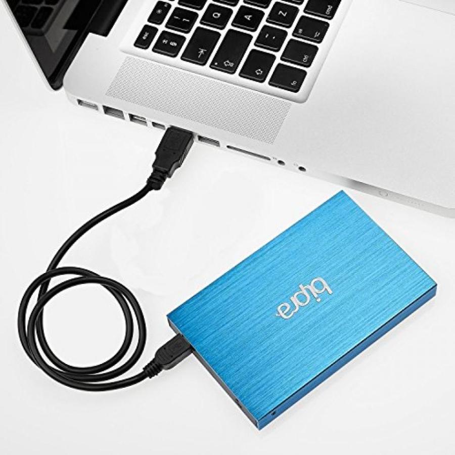 外付け HDD ハードディスク Bipra 640GB 640 GB USB 3.0 2.5 inch FAT32 Portable External Hard Drive - Blue｜sonicmarin｜03