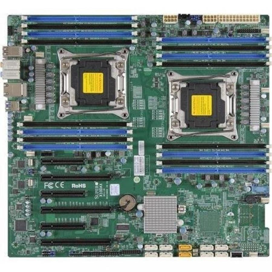 マザーボード Super Micro Supermicro X10DAC-O Dual LGA2011 Intel C612 DDR4 SATA3&SAS3&USB3.0 A&2GbE EATX Server Motherboard Generic