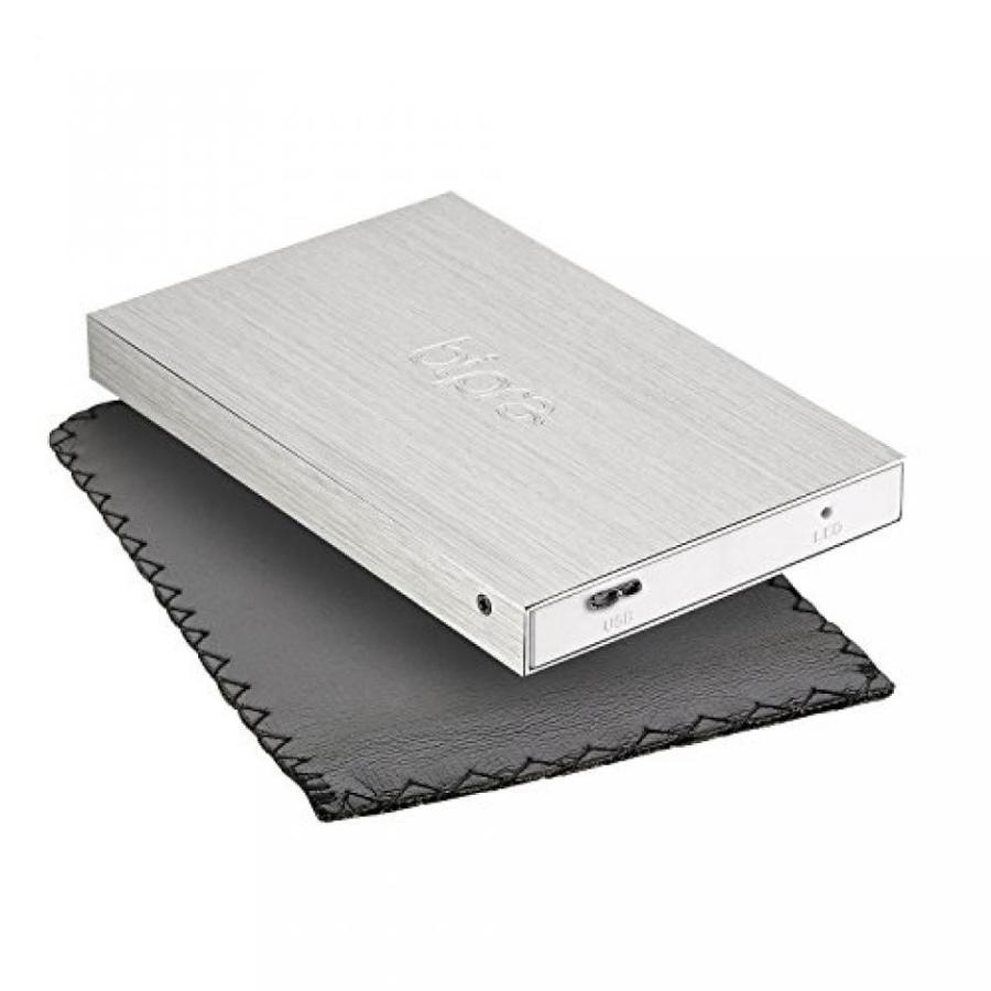 外付け HDD ハードディスク Bipra 640GB 640 GB USB 3.0 2.5 inch NTFS Portable External Hard Drive - Silver｜sonicmarin｜02