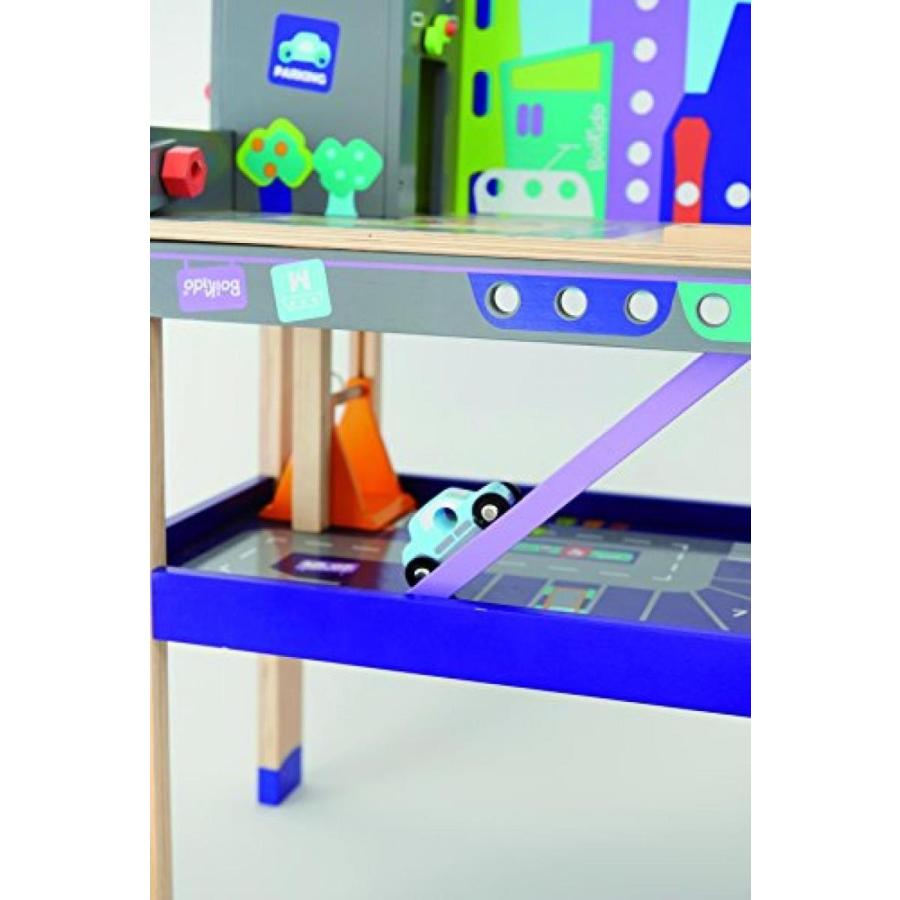 【中古品 】 幼児用おもちゃ Boikido Wooden 2-in-1 Workbench Build & Drive Playset 【FKP1720012280】(62268円)