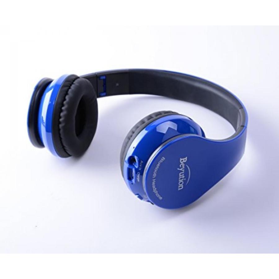 ブルートゥースヘッドホン Beyution royalblue-513 Bluetooth HiFi Stereo Headphones Built in Mic, Retail Package - Royalblue｜sonicmarin｜03