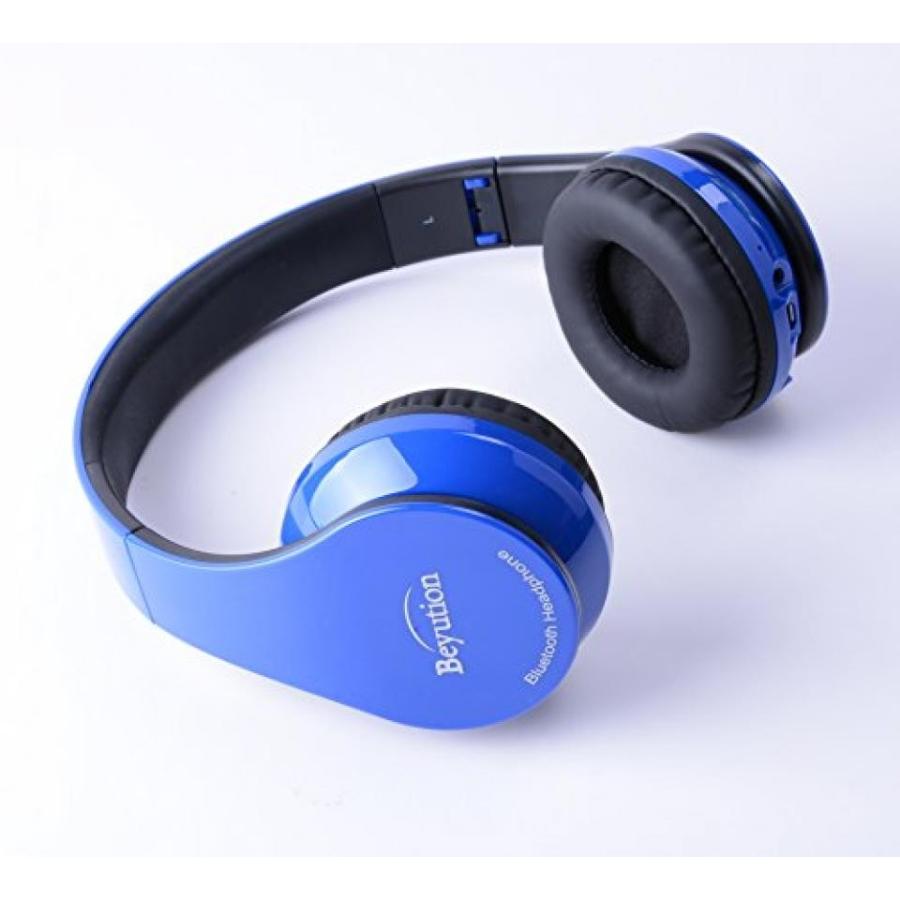 ブルートゥースヘッドホン Beyution royalblue-513 Bluetooth HiFi Stereo Headphones Built in Mic, Retail Package - Royalblue｜sonicmarin｜05