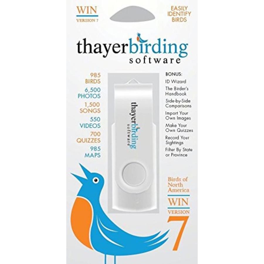 データストレージ Thayer Birding Software THA7 Thayer's Birds of North America Version 7 USB Flash Drive Windows Edition｜sonicmarin