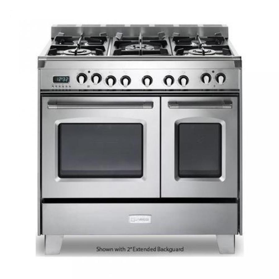 電子ファン Verona VCLFSGE365DSS 36" Classic Dual Fuel Range with 2.4 cu. ft. & 1.5 cu. ft. Ovens in Stainless Steel｜sonicmarin