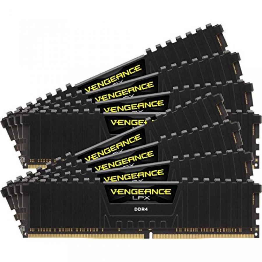 ゲーミングPC Corsair Vengeance LPX 128GB (8x16GB) DDR4 2133 C13 1.2V Desktop Memory Kit ? Black