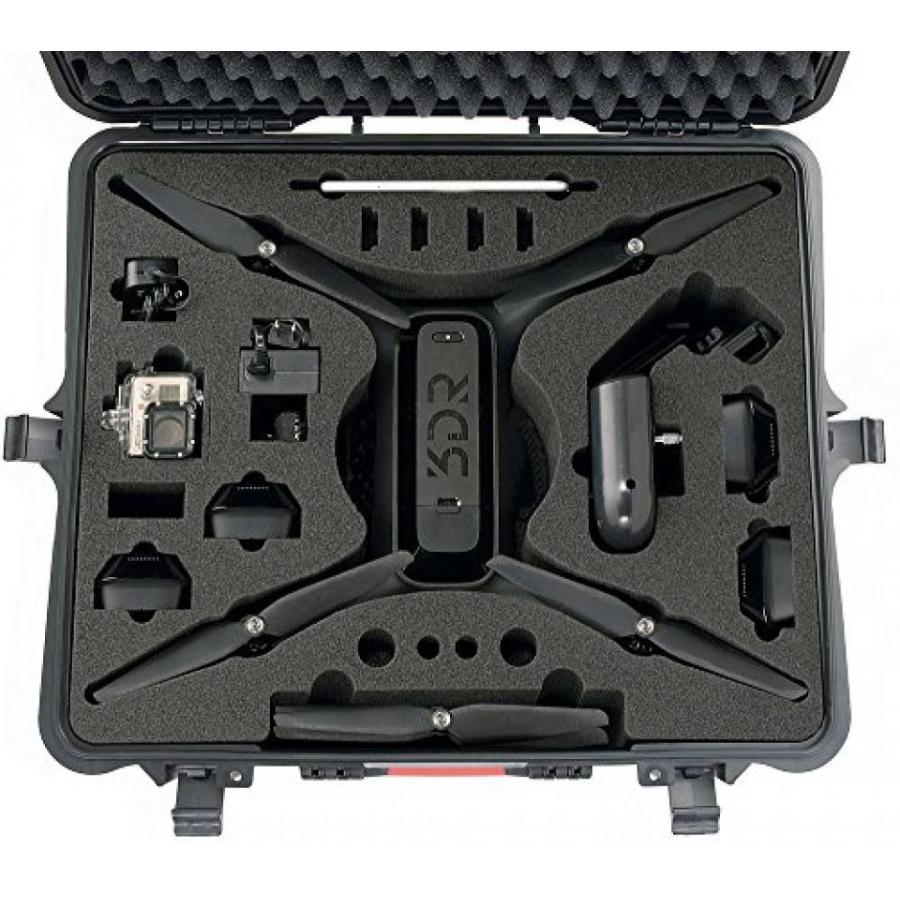 ドローン HPRC HPRC2700WSOL Wheeled Hard Case for 3DR Solo (Black)｜sonicmarin｜02