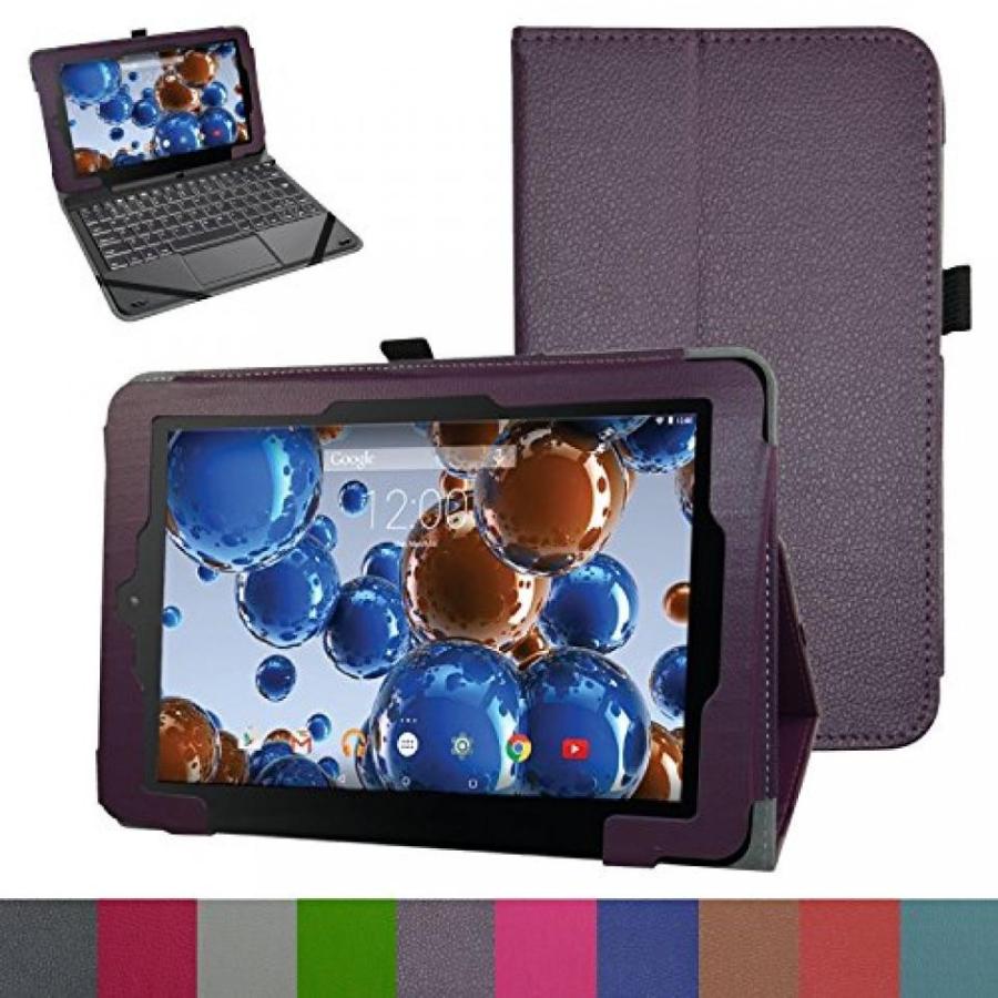2 in 1 PC Mama Mouth PU Leather Folio Stand Cover for 10 inch RCA 10 Viking Pro Viking II Cambio W101 (V2) 10.1