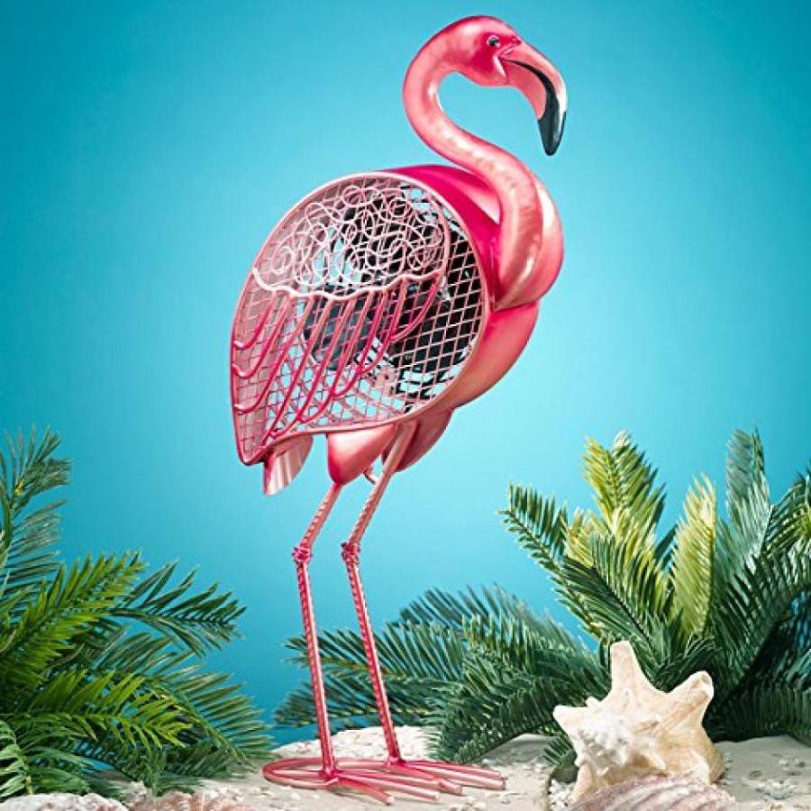 型番 電子ファン Fans - Florida Keys Pink Flamingo Fan - Single Speed Electric Table Fan - 19.25h
