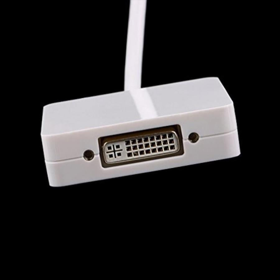 特価商品  2 in 1 PC Asunflower? Mini Displayport(Thunderbolt) to HDMI DVI VGA Adapter for iMac Mac Book Pro