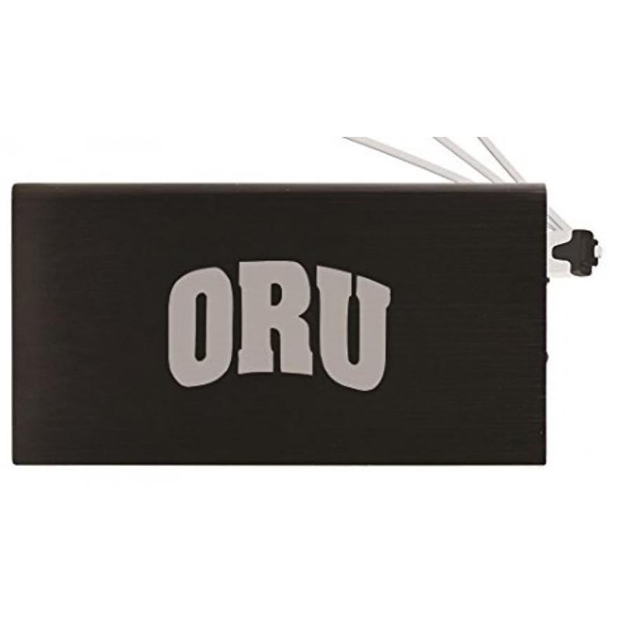 電源 8000 mAh Portable Cell Phone Charger-Oral Roberts University -Black