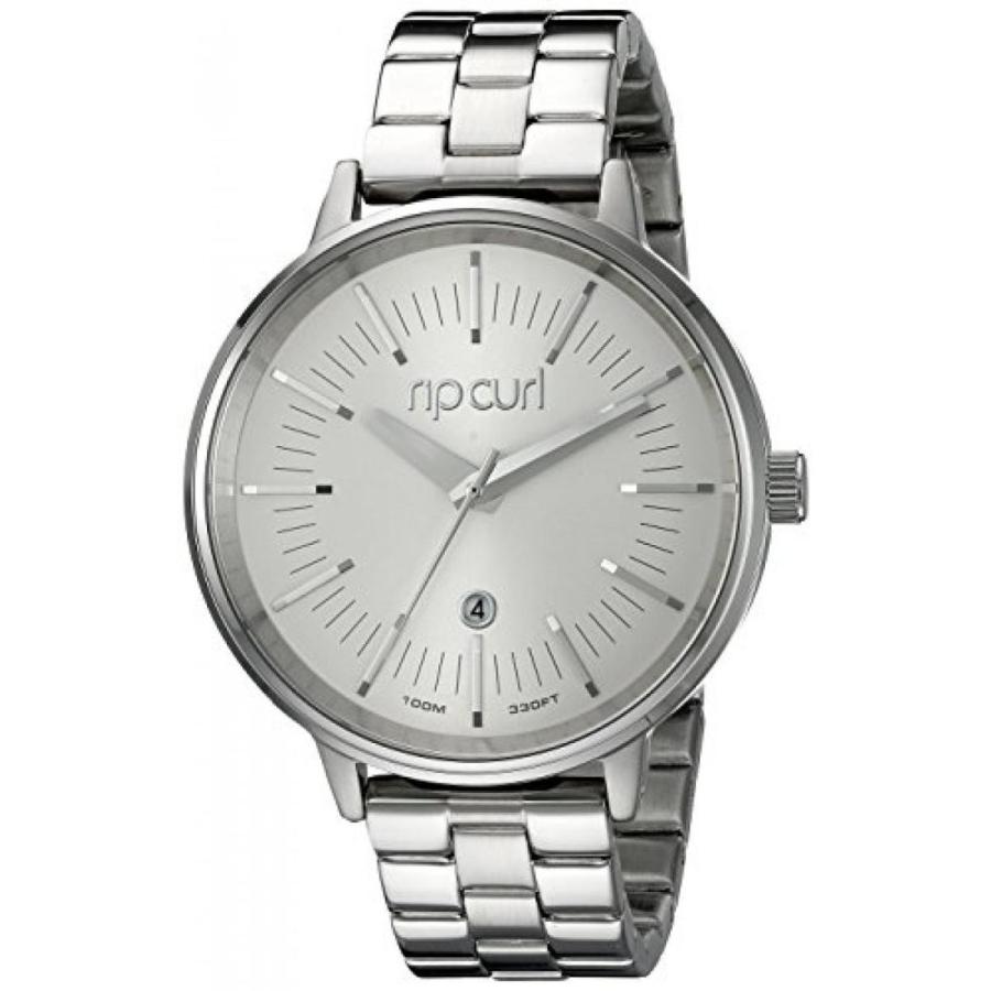 サーフィン Rip Curl Women's A2838G-WHI Lindsay Analog Display Analog Quartz Silver Watch