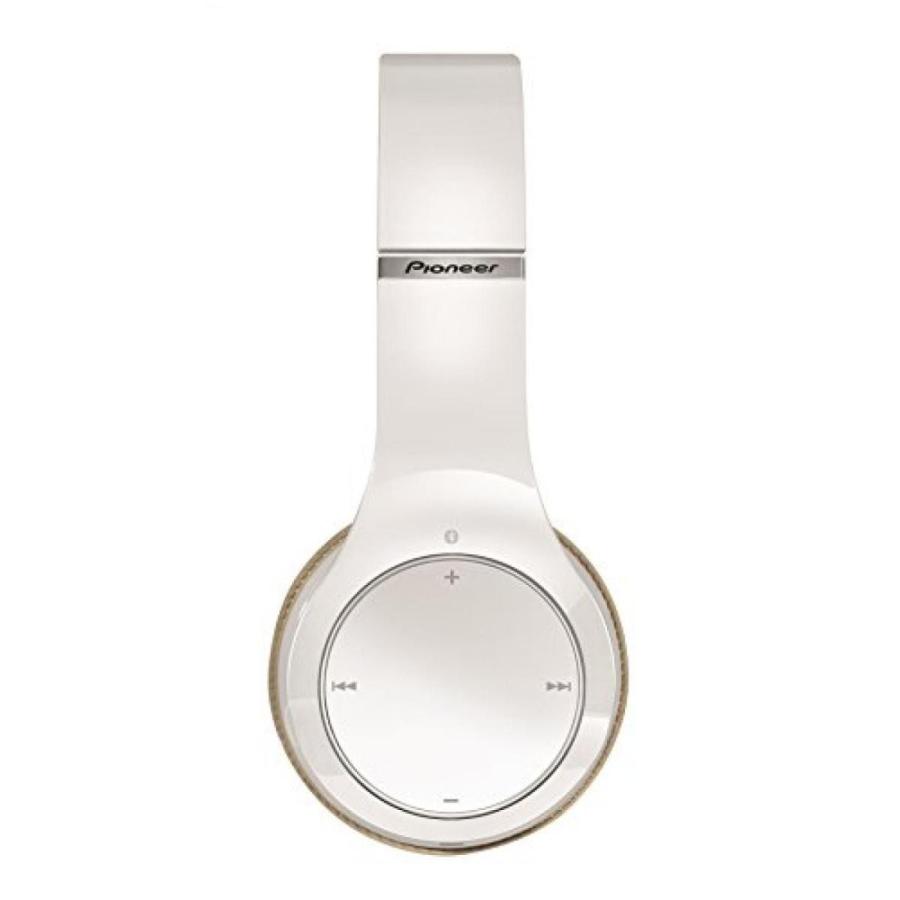 ブルートゥースヘッドホン Pioneer closed-type wireless headphone Bluetooth  NFC  remote control with microphone  folding SE-MJ771BT-W (White)｜sonicmarin｜03