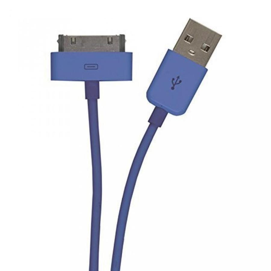2 in 1 PC Cyberguys Apple MFi Certified 30 Pin USB Charging and Sync Dock Connector Data Cable for iPhone 4S 4， iPad 1 2 3， iPod Touch， iPod Nano