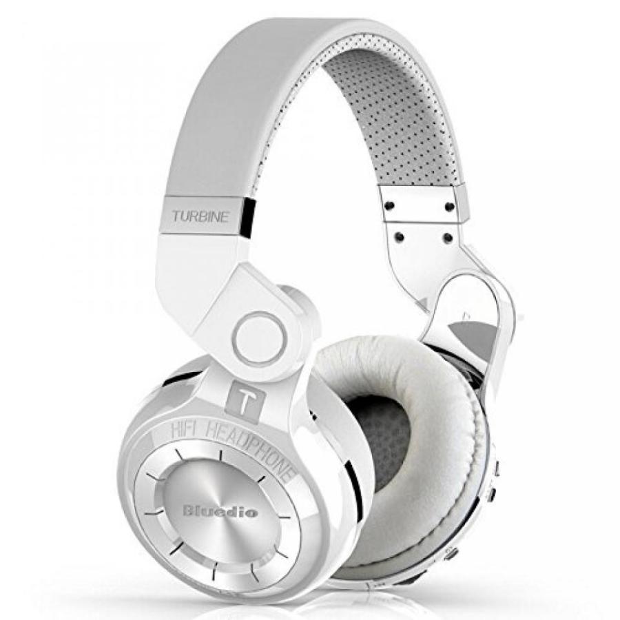 ブルートゥースヘッドホン HOT Eagle Bluedio T2 Turbine Bluetooth Wireless Stereo Over-the-ear Headphone (White)｜sonicmarin