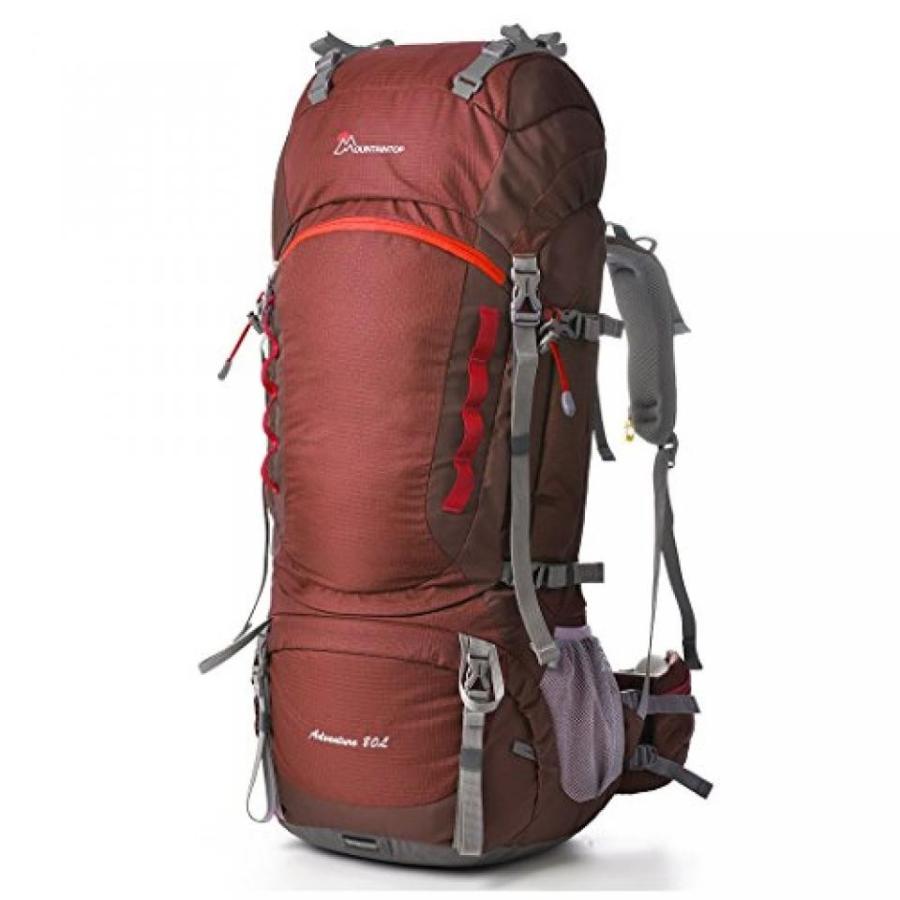 テント Mountaintop 80l Hiking Backpack Maroon｜sonicmarin