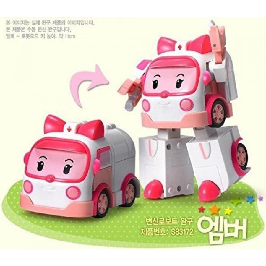 【新商品】 ロボット Nickys Gift Animation Cartoon Robocar Poli Transform Toy Roi Amber Heli Robot 【1616395800】(58517円)