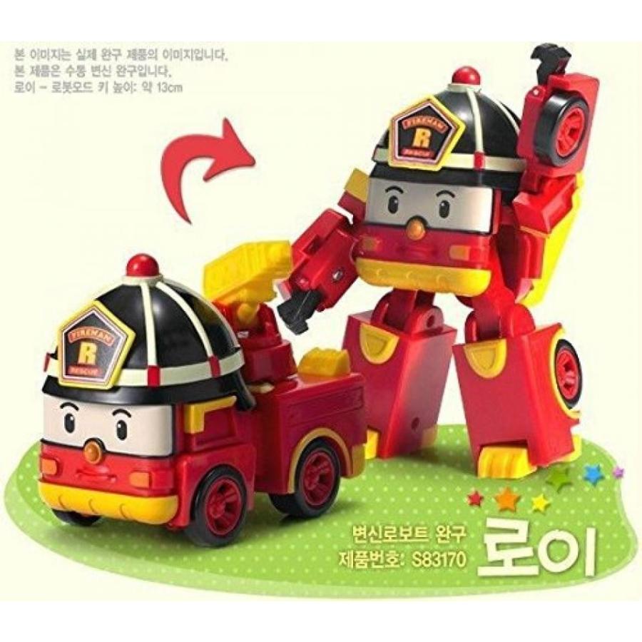 【新商品】 ロボット Nickys Gift Animation Cartoon Robocar Poli Transform Toy Roi Amber Heli Robot 【1616395800】(58517円)