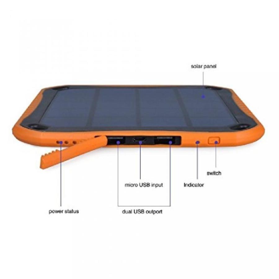 電源 Extreme ECO Solar Lenovo TAB 2 A8 WindowTravel Rapid Charger Power Bank! (2.1A5600mah)｜sonicmarin｜02