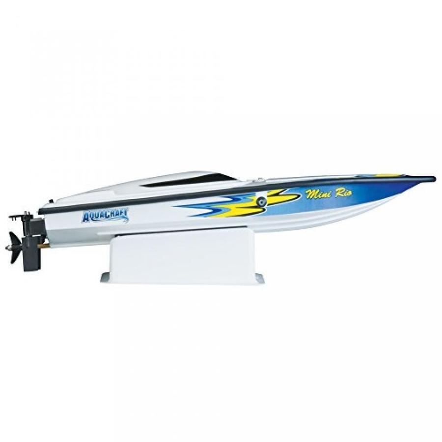 電子おもちゃ Aquacraft Models RTR Remote Control RC Boat: Mini Rio Offshore Electric Superboat with 2.4GHz Radio, Servos, 2 in 1 Waterproof Receiver｜sonicmarin｜04