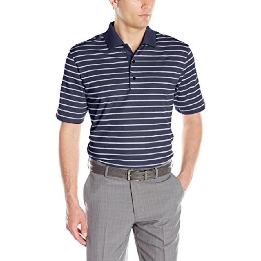 電源 Greg Norman Collection Mens ML75 Micro Lux Stripe Polo