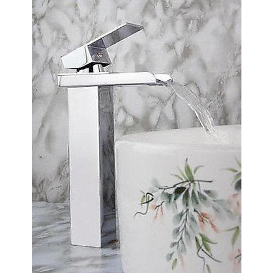 ミキサー Ling@ Basin mixer Contemporary Waterfall Brass Chrome