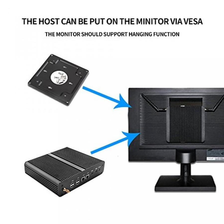 PC パソコン Msecore Fanless Office Protable Mini PC Host Intel 4th Gen of Intel Core I7-4558u(single 8GB Ram,128GB Ssd,Wife) with Intel Hd Graphics｜sonicmarin｜04