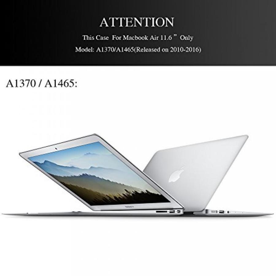 ヘッドセット Egiant-Macbook 13.3"New Case(A1369A1466) - Rubberized Hard Shell Protective Case With Soft Keyboard Skin Cover For Macbook Air 13.3"｜sonicmarin｜02