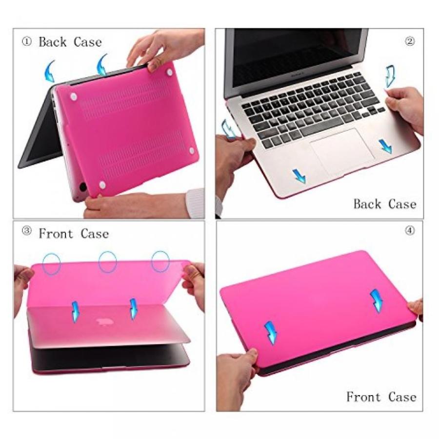 ヘッドセット Egiant-Macbook 13.3"New Case(A1369A1466) - Rubberized Hard Shell Protective Case With Soft Keyboard Skin Cover For Macbook Air 13.3"｜sonicmarin｜03