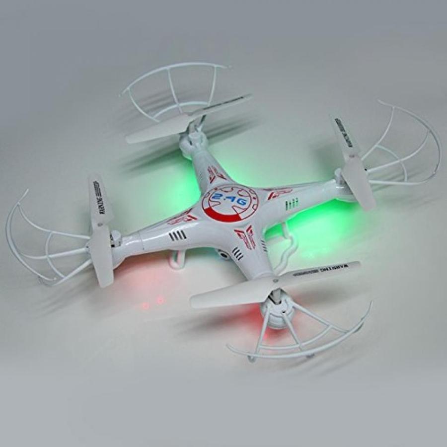 早い者勝ち訳あり！ ドローン Flymemo BAYANGTOYS X8 RC Quadcopter 4 Channel 6 Axis Gyro 2.4G Drone2.0MP Camera360 Degree EversionHeadless Mode White 【T1217411422】(44073円)