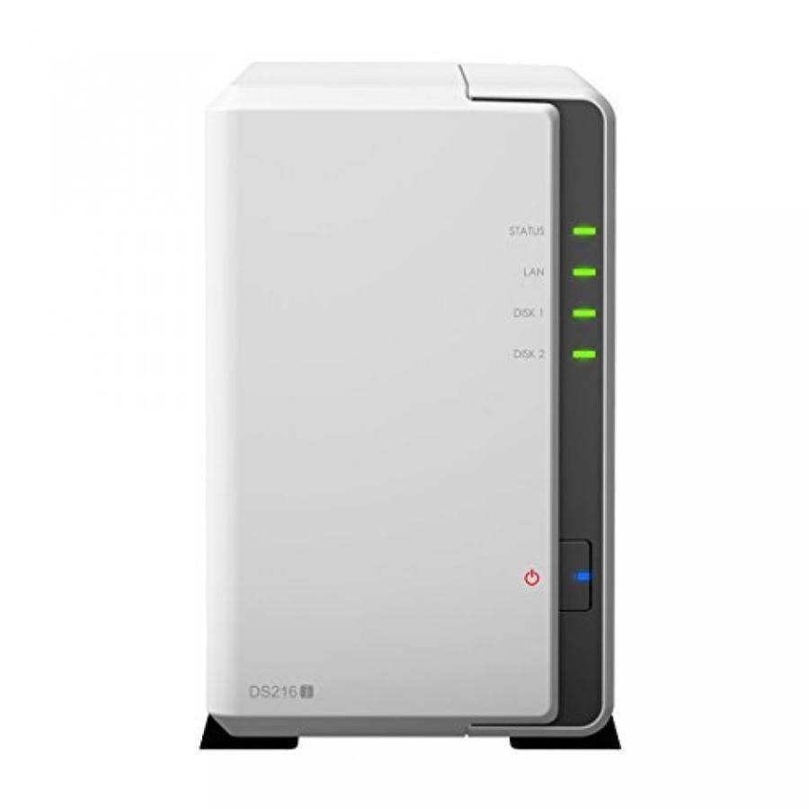 データストレージ Synology Disk Station DS216J 2-Bay NAS, 2x6TB