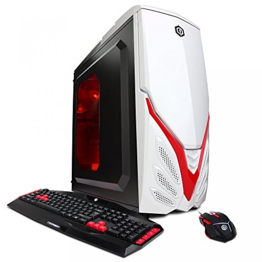 PC パソコン CYBERPOWERPC Gamer Ultra GUA4400 w AMD FX-6300 3.5GHz CPU, 8GB DDR3, AMD RX 480 4GB, 1TB HDD, 24X DVD+-RW & Win 10 Home 64-Bit Desktop