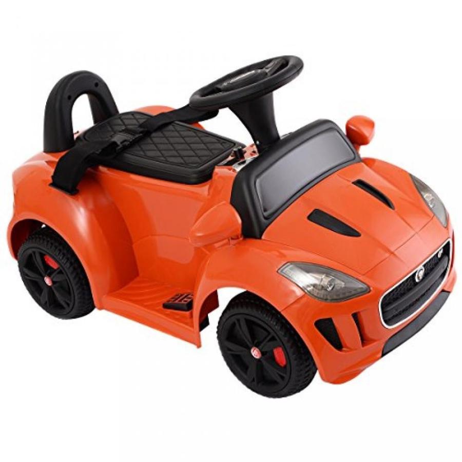 乗り物おもちゃ Costzon New JAGUAR F-TYPE 6V Electric Kids Ride On Car Licensed MP3 Battery Power Orange