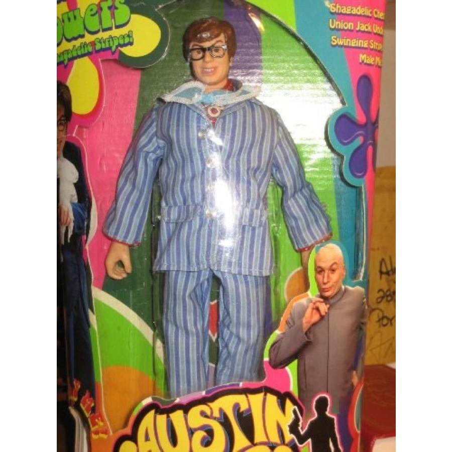 電子おもちゃ Austin Powers Electronic Talking Austin Powers In Shagadelic Stripes Fully Poseable 9 Action Figure by Austin Powers