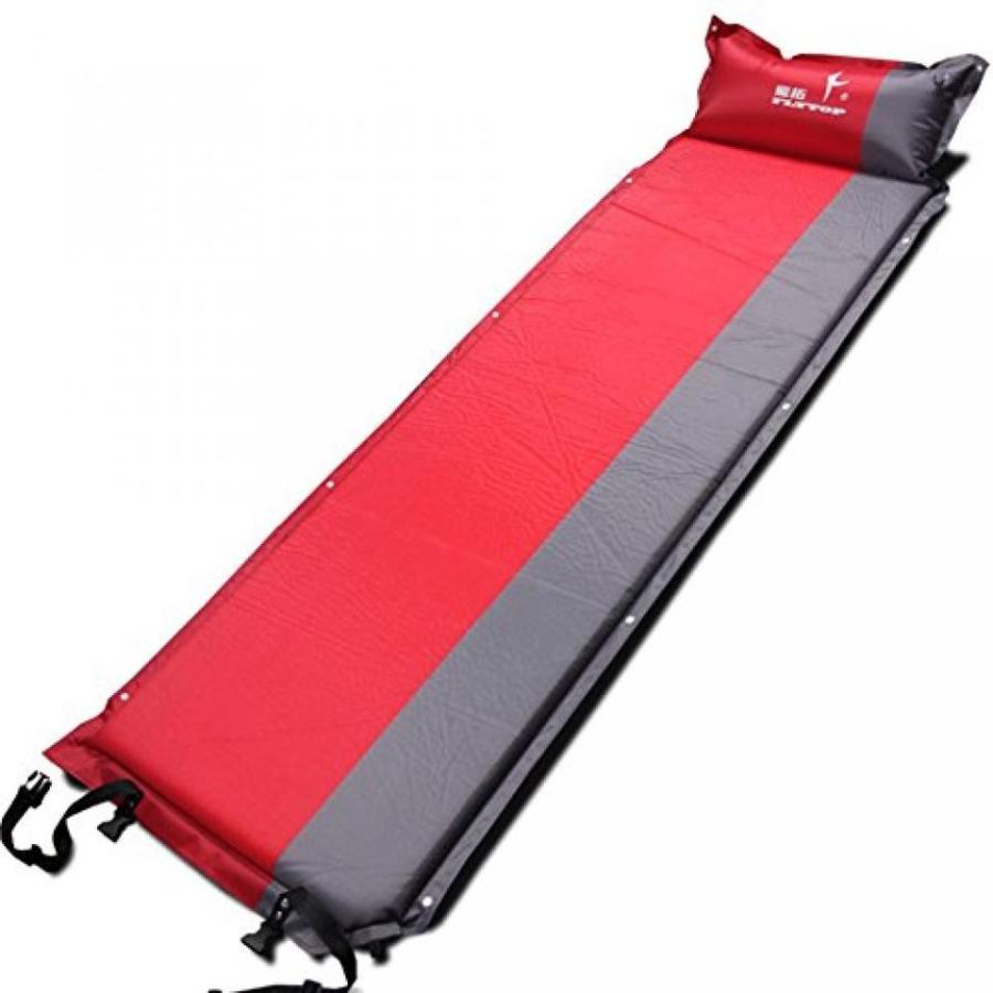 テント self-inflating mat outdoor inflatable single NAP matThickening of the Office tent mat-B