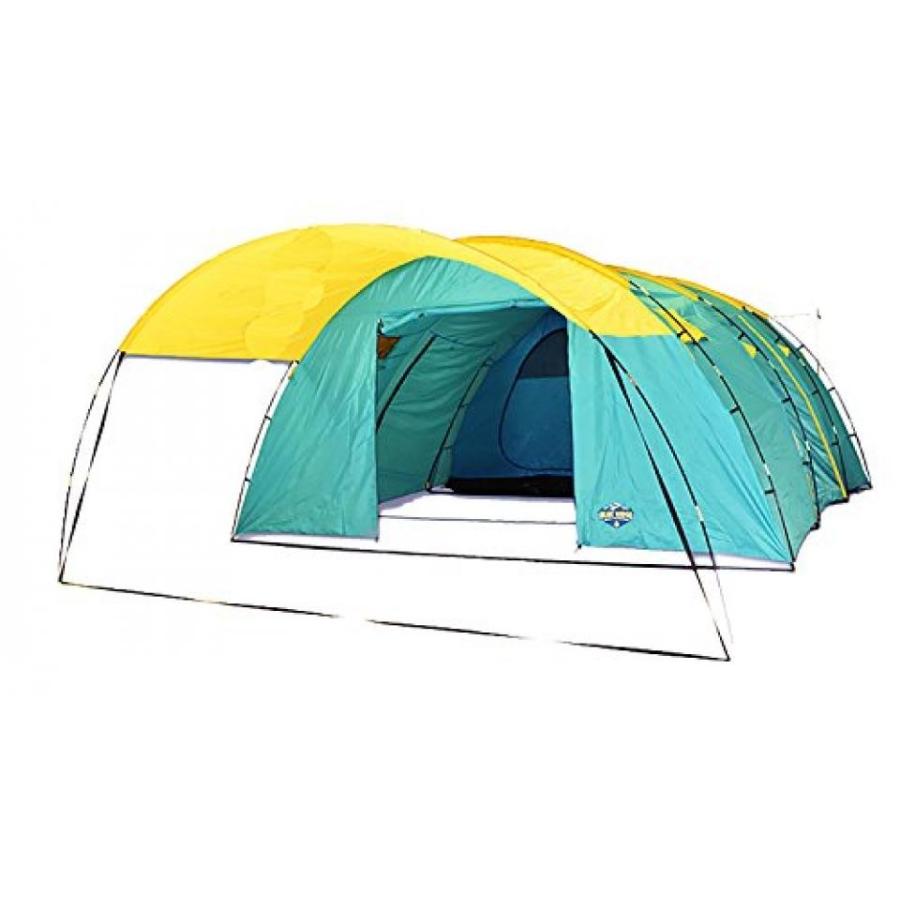 テント Blue Ridge Family Outfitters 6 person Summer Camping Tent - Spacious & Waterproof 13´9