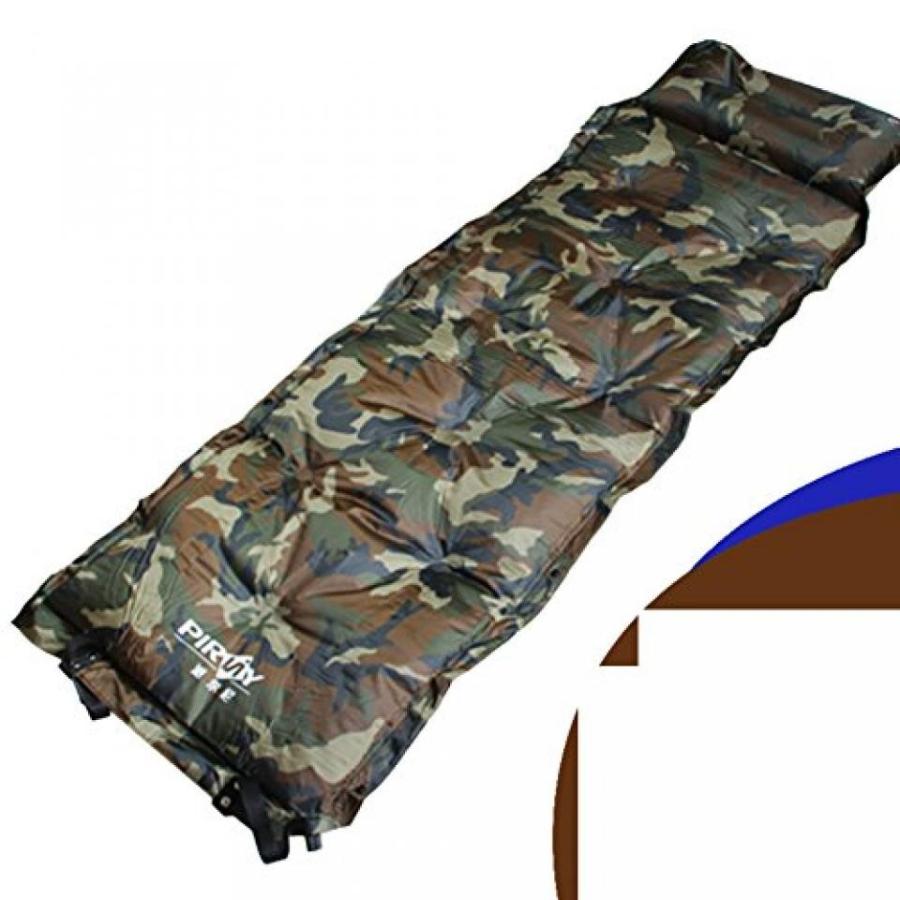 テント Outdoor mat camping tent sleeping pad camping matsSingle double automatic inflatable cushions-A