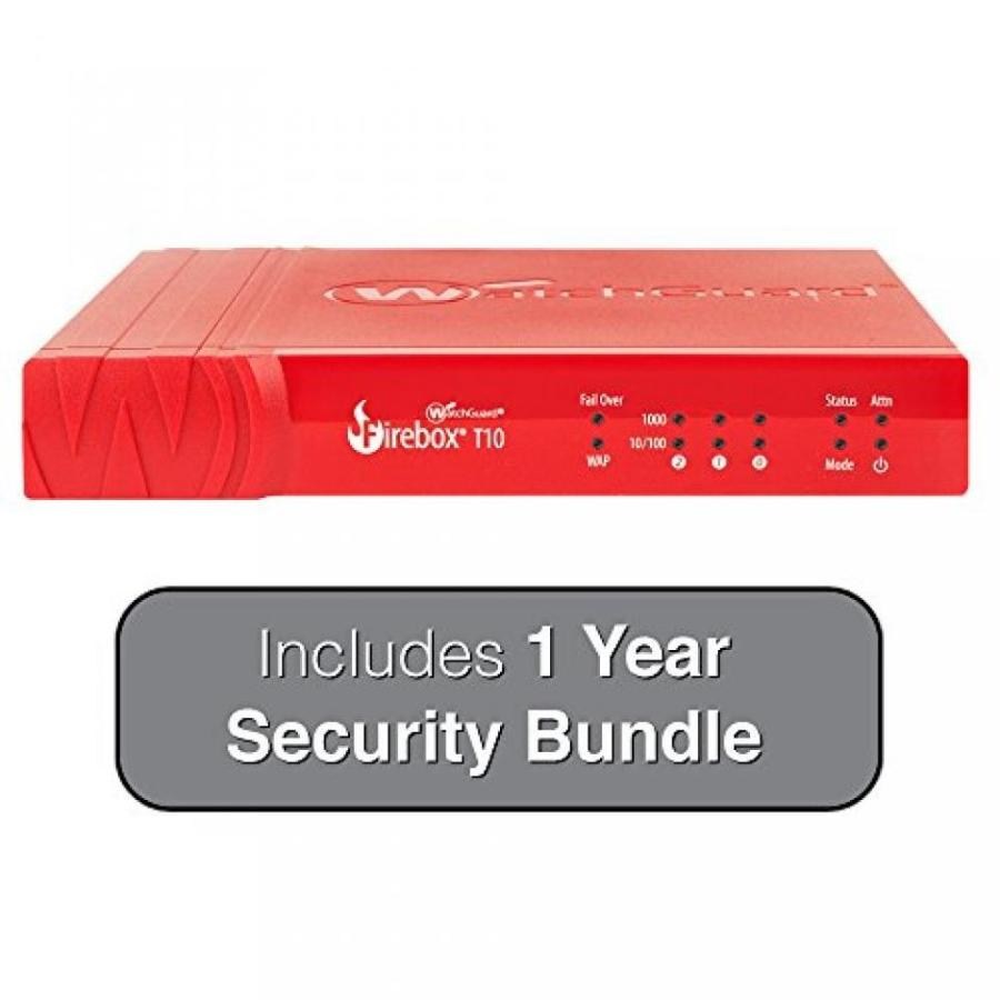 ルータ WatchGuard Firebox T10-W (Wireless) Firewall with 1-Year Security Suite