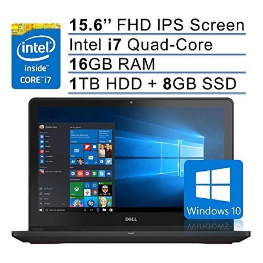 2 in 1 PC Dell Inspiron 15.6’’ FHD Gaming Laptop (2016 New Premium Edition)， Intel i7-6700HQ Quad-Core 2.6GHz， NVIDIA GTX 960M 4GB， 16GB RAM， 1TB