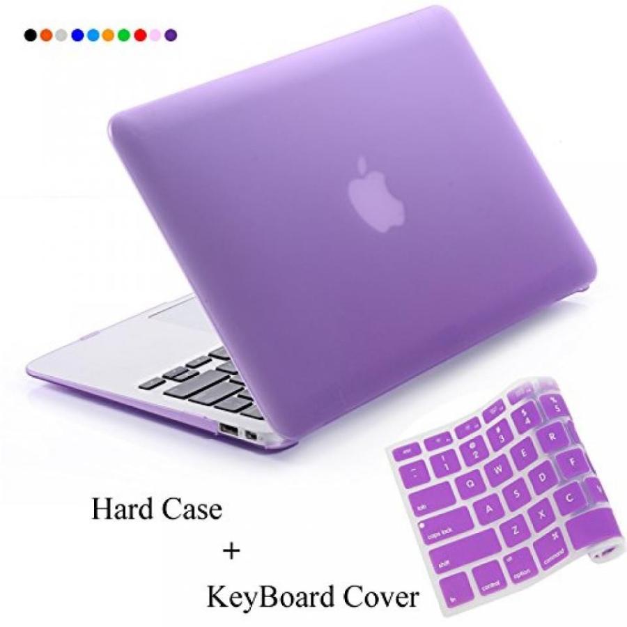 2 in 1 PC 2-in-1 Rubberized Hard Case and Keyboard Cover for Macbook Pro 15-Inch 15