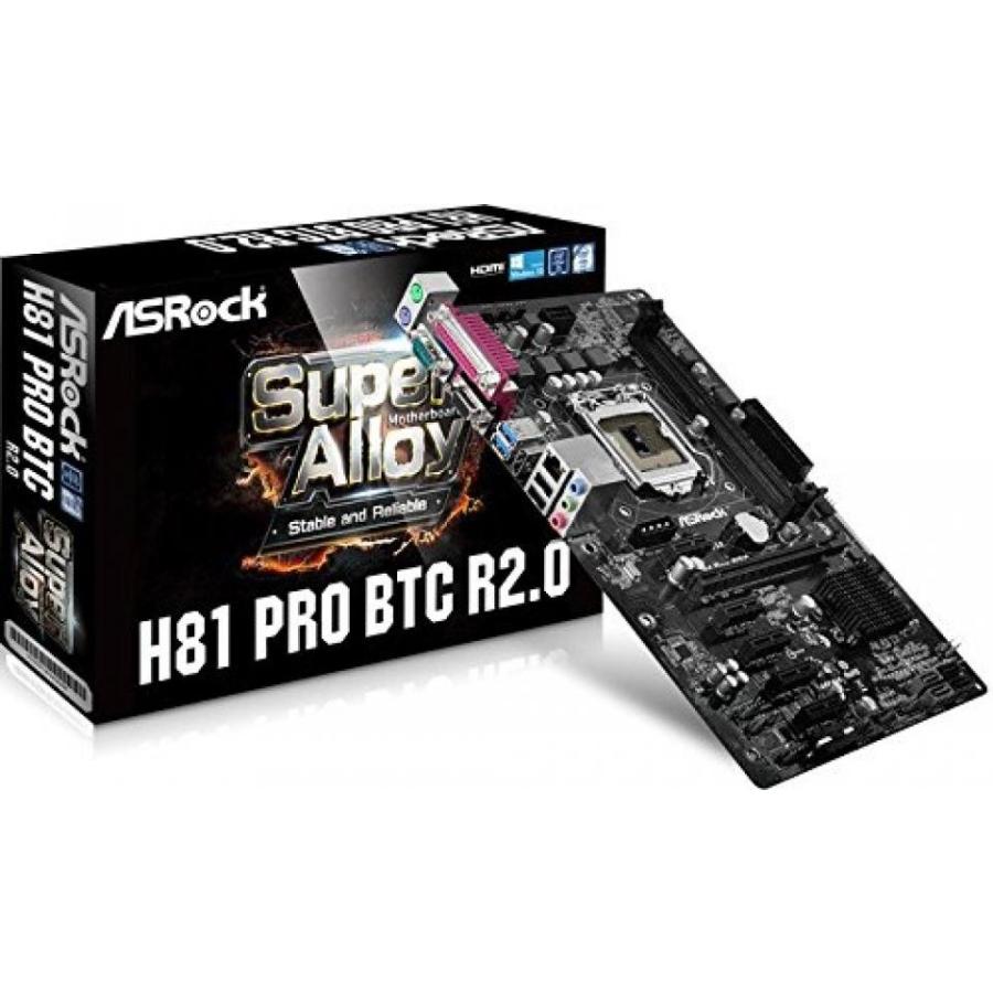 マザーボード ASRock H81 PRO BTC R2.0 LGA 1150 Intel H81 HDMI SATA 6Gbs USB 3.0