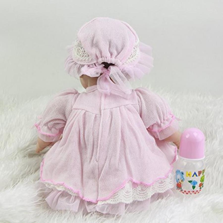 幼児用おもちゃ Lovely Cute Reborn Girl Doll Princess Silicone Newborn Babies Toy 22 Inch Lifelike Dolls With Silicone Arms Kids Birthday Xmas Gift｜sonicmarin｜04