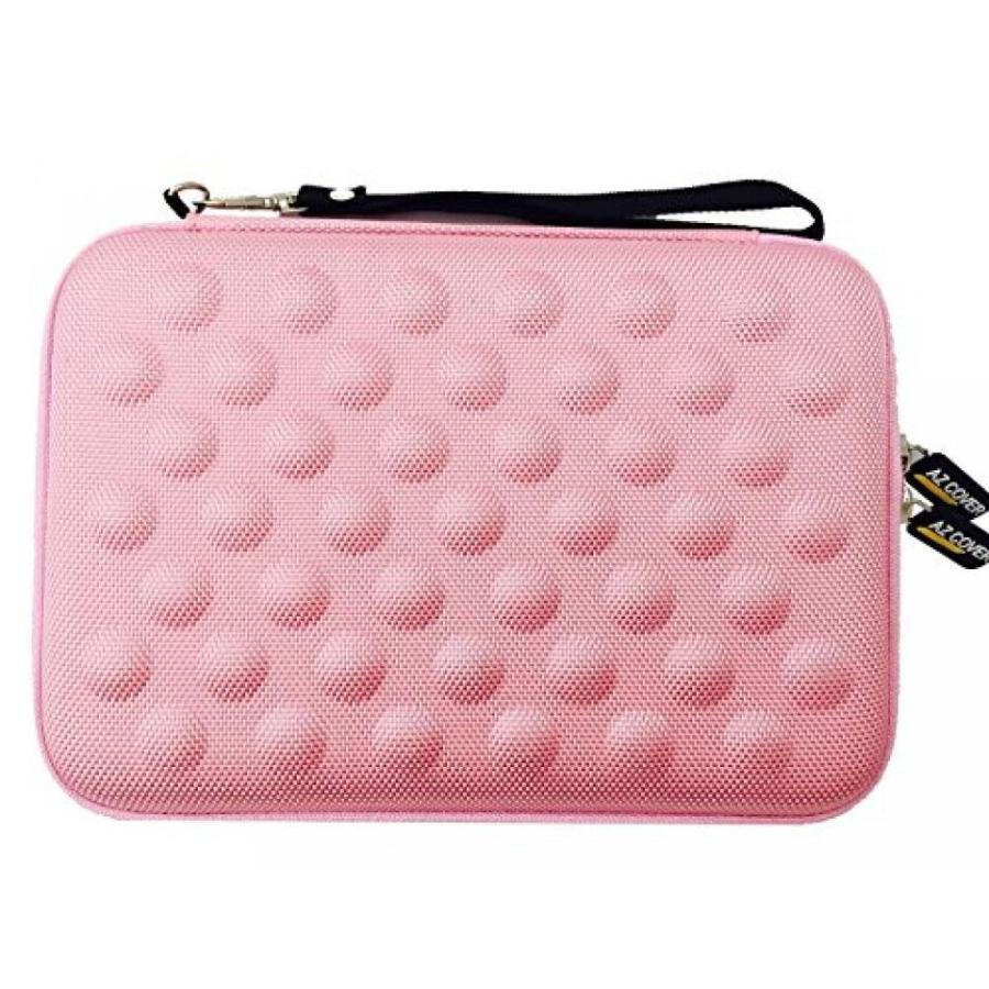 2 in 1 PC AZ-Cover 10-Inch Tablet Semi-rigid EVA Bubble Foam Case (Baby Pink) With Wrist Strap For RCA Viking Pro W101V2 B Cambio 10.1" 2-in-1 Tablet｜sonicmarin